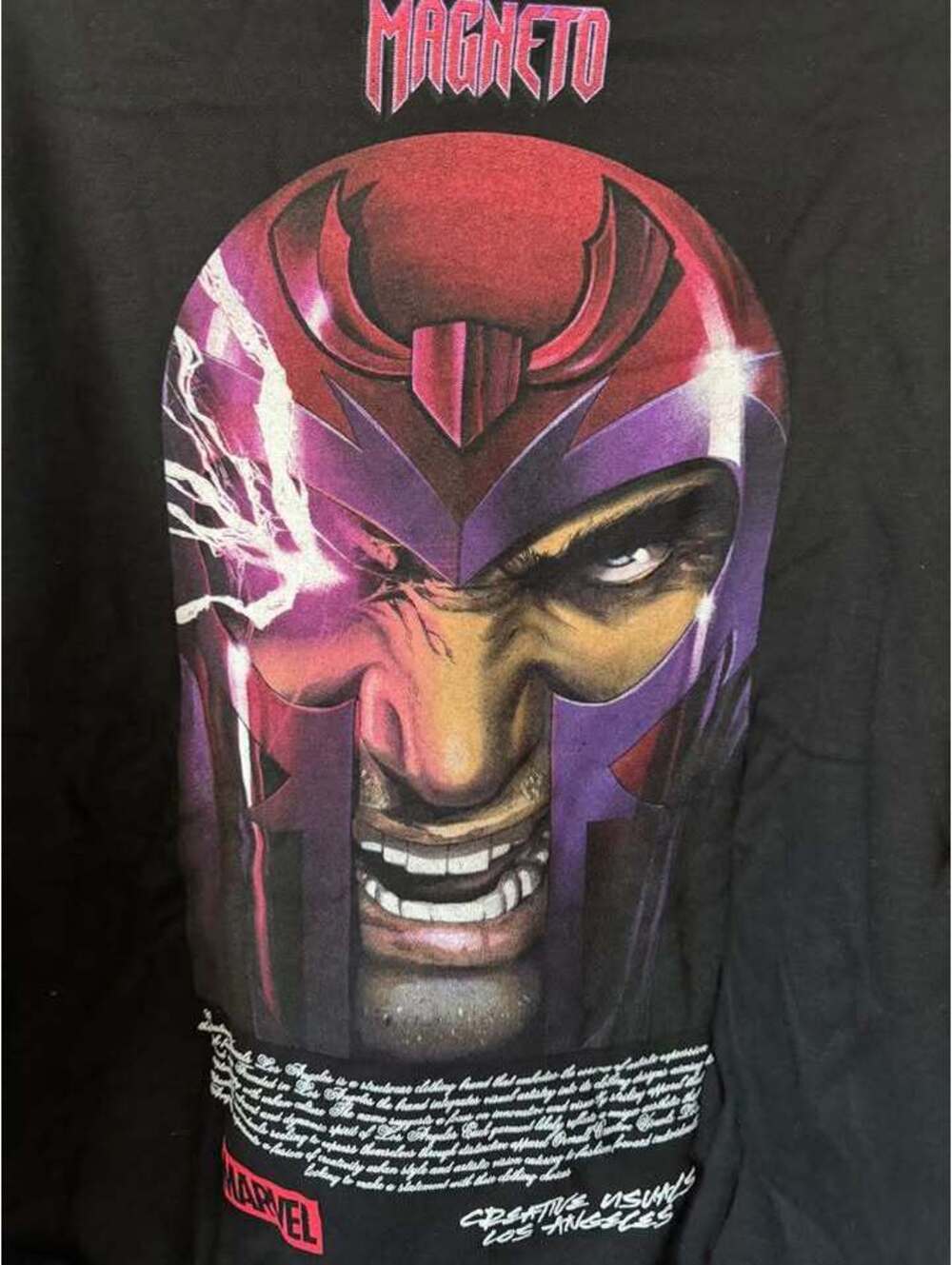 Marvel x CVLA Magneto Hoodie - Size Adult Medium - NWOT